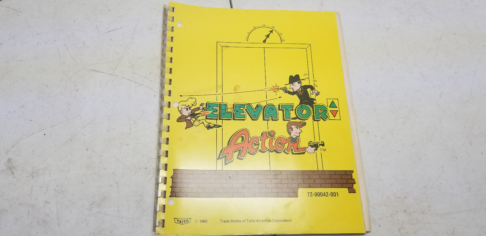 Elevator Action taito 1983 arcade video game Manual #4397