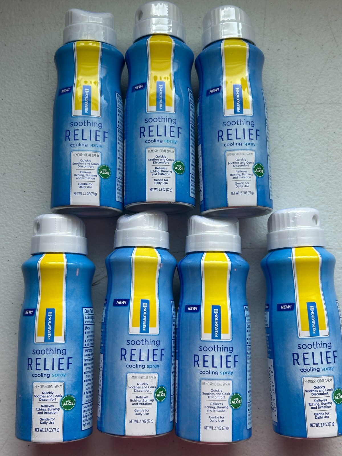 SEVEN Preparation H Soothing Relief Cooling Hemorrhoidal Spray*READ