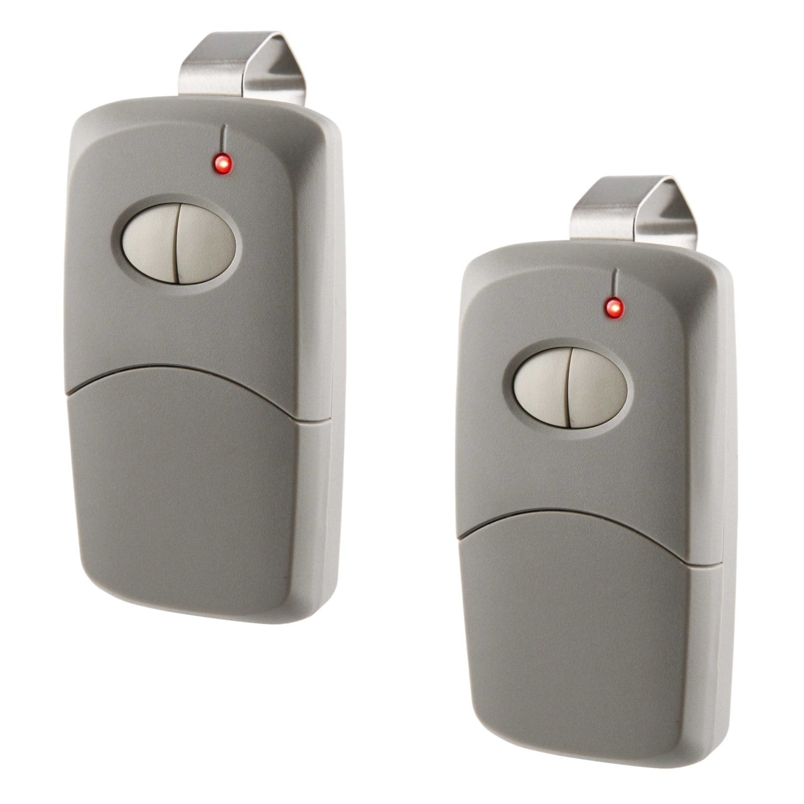 2 Garage Door Opener 2-Button Remote Grey for Linear Multi-Code MCS412001