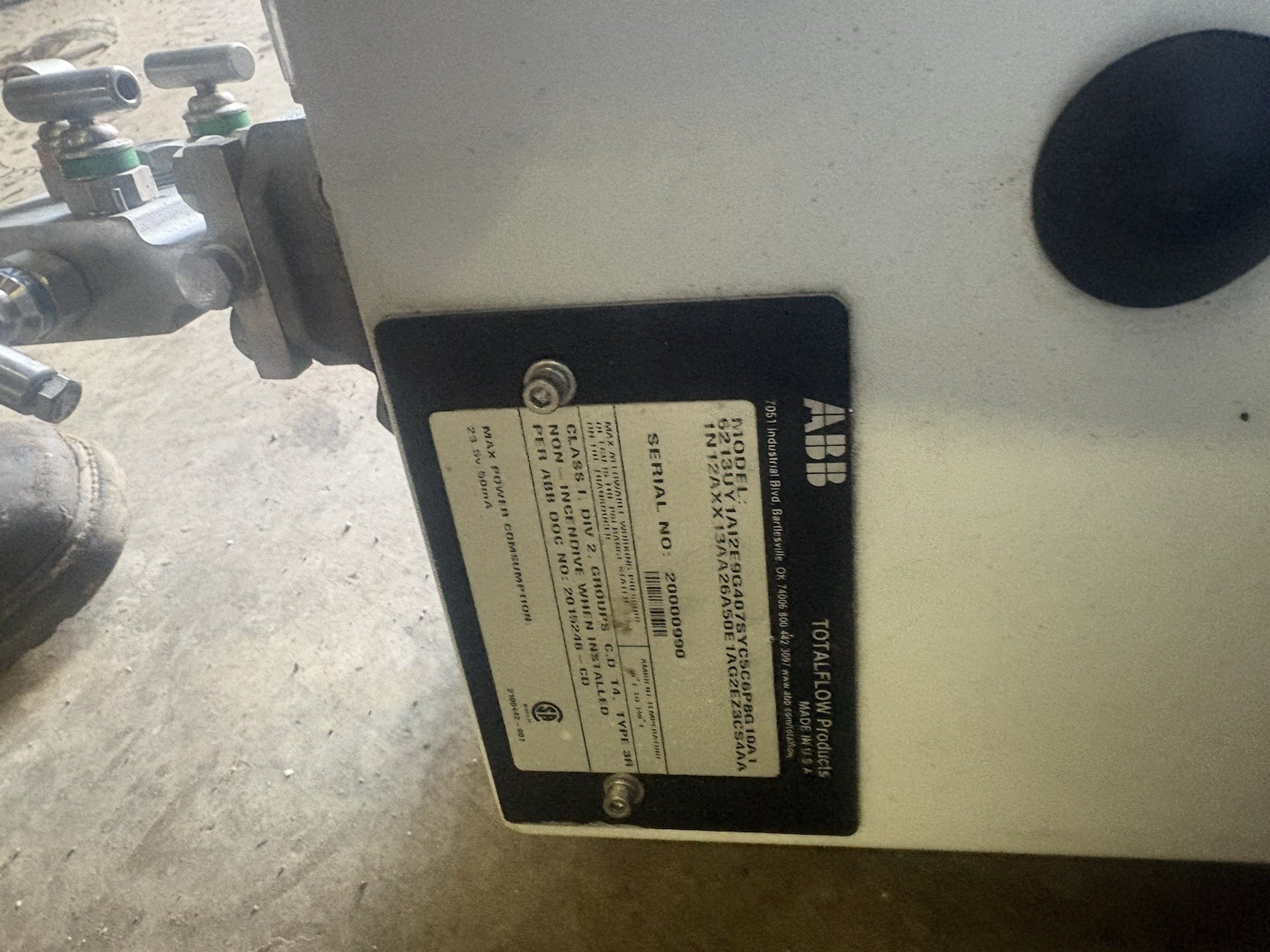 Total Flow 6213 Solar Gas Flow Computer