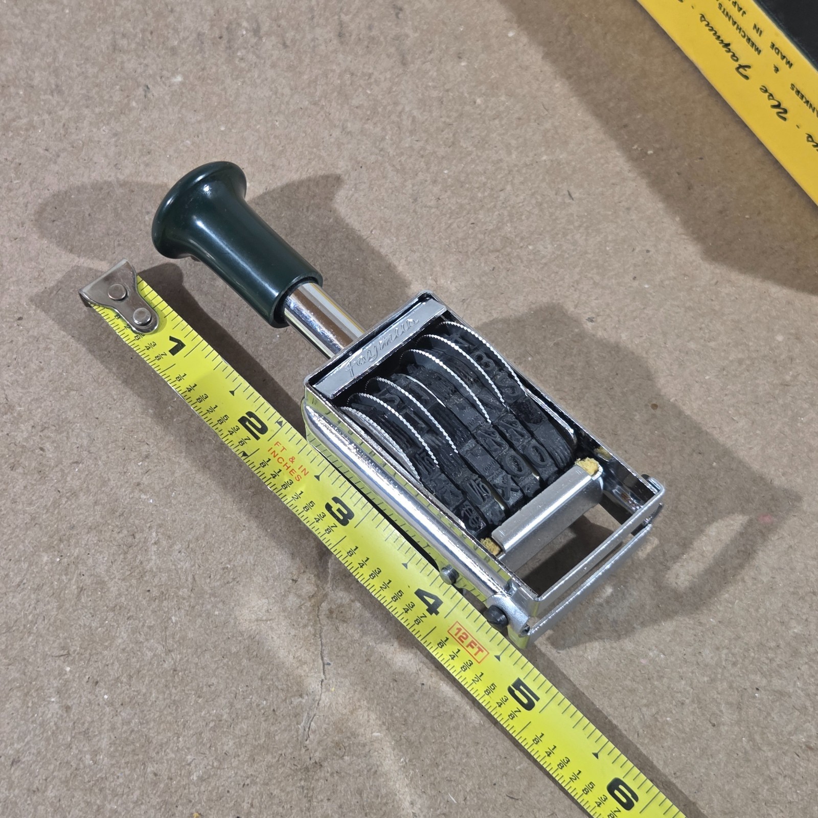 Vintage Faymus Self Inking Numberer Model 80