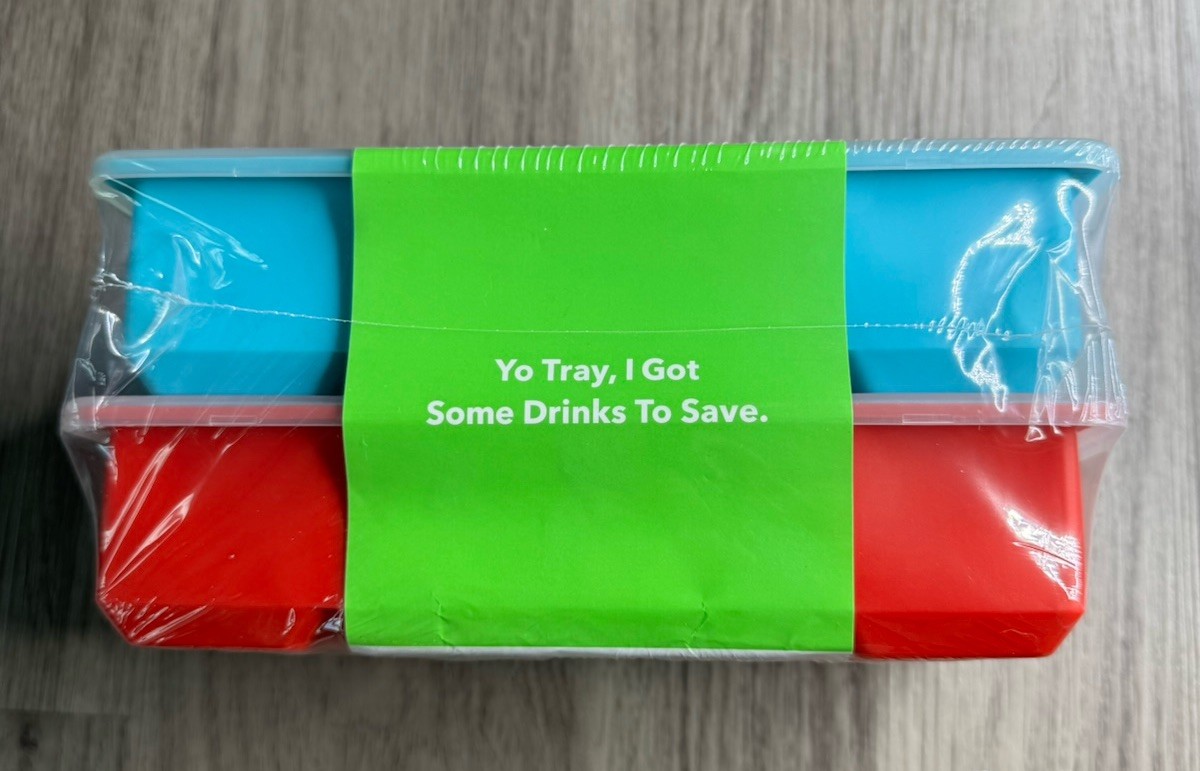 Ice Cube and Dr. Tray Ice Trays 2 Pack Silicone