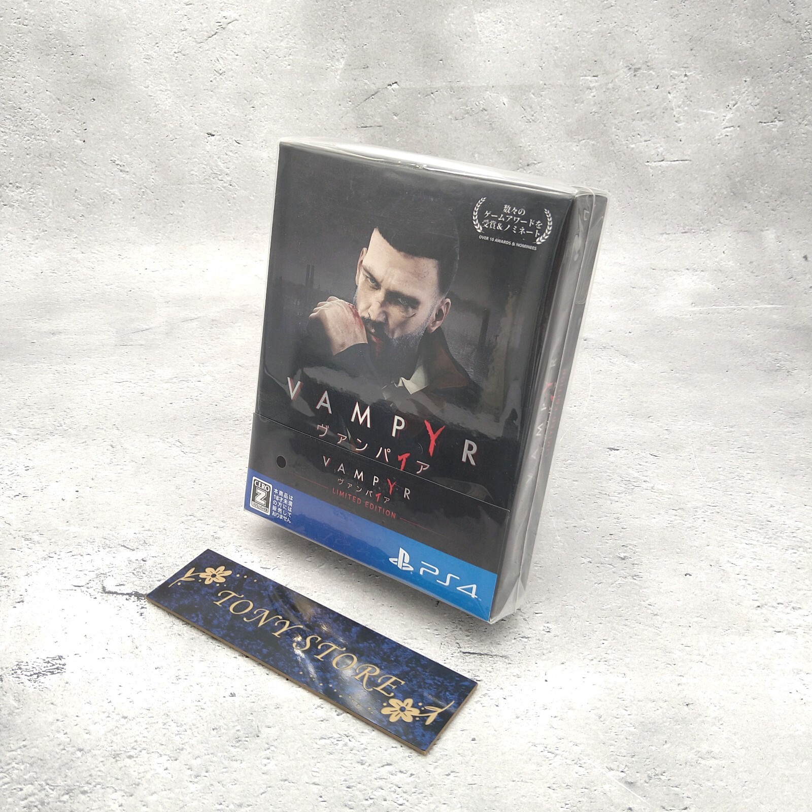PS4 Vampyr Special Edition Software Poster Post Card Set Soundtrack Japan Sony