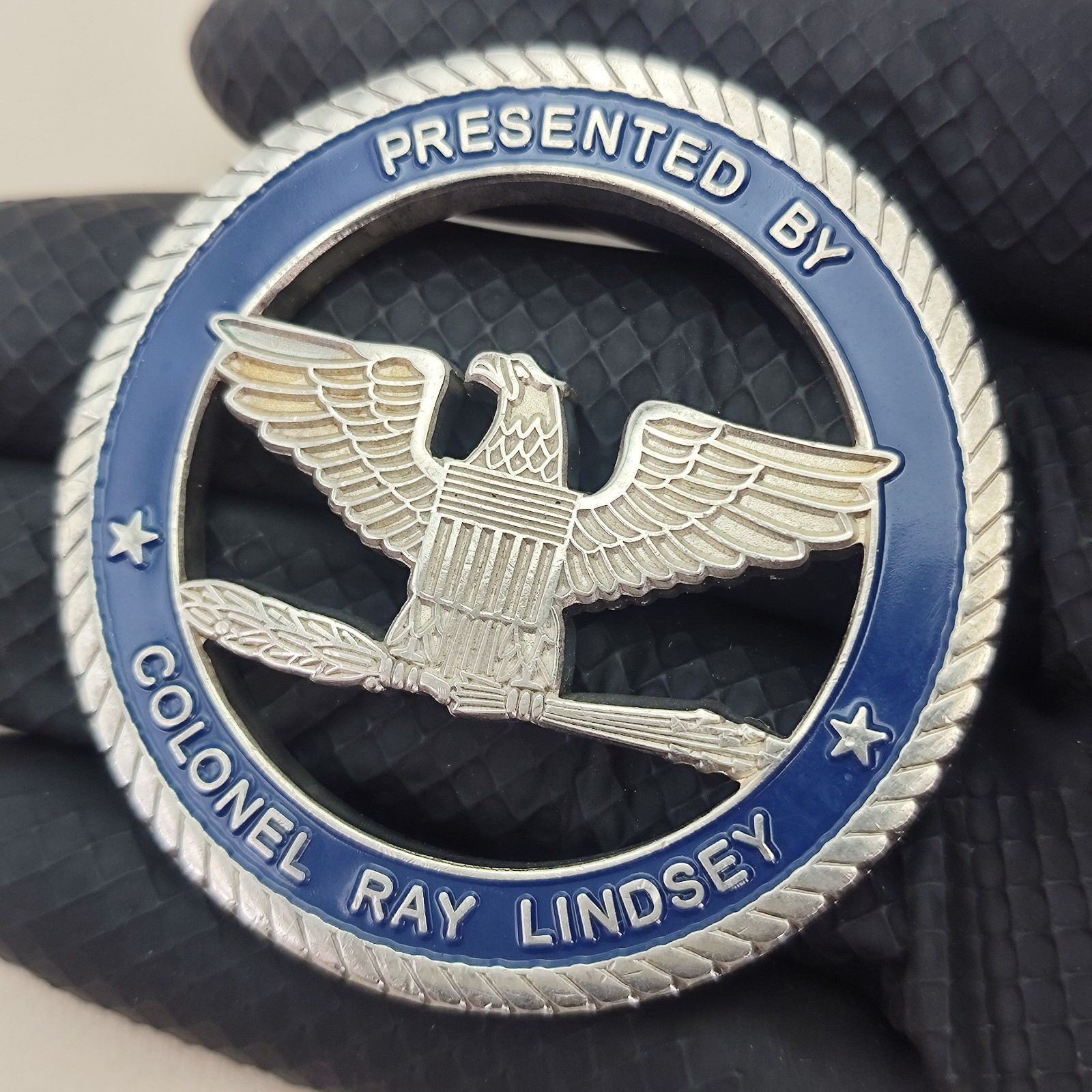USAF Presented by Colonel Ray Lindsey Challenge Coin