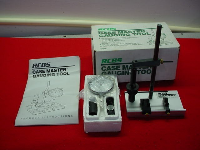 RCBS Case Master Gauging Tool- #87310- Face Cracked- New !
