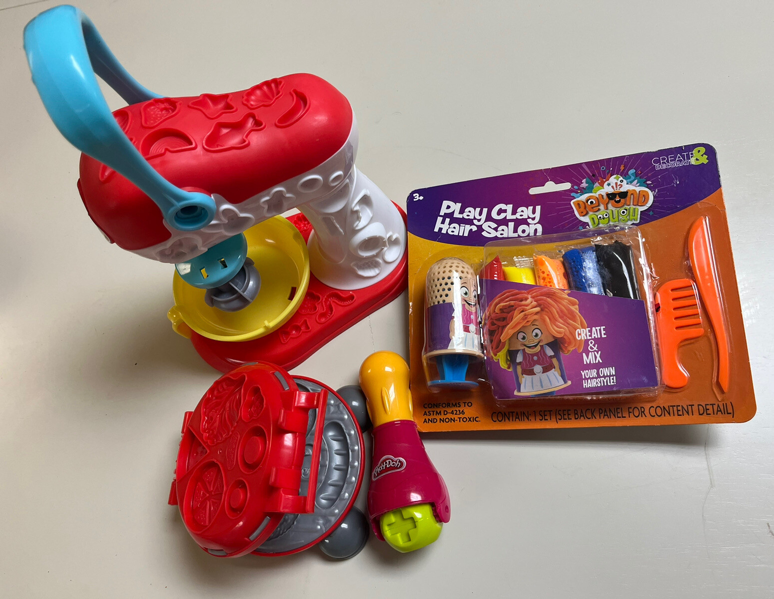 Play- Doh Dough, Mold Cutter Shapes, Stamps BBQ Grill, Kitchen Mixer, Plus Extra