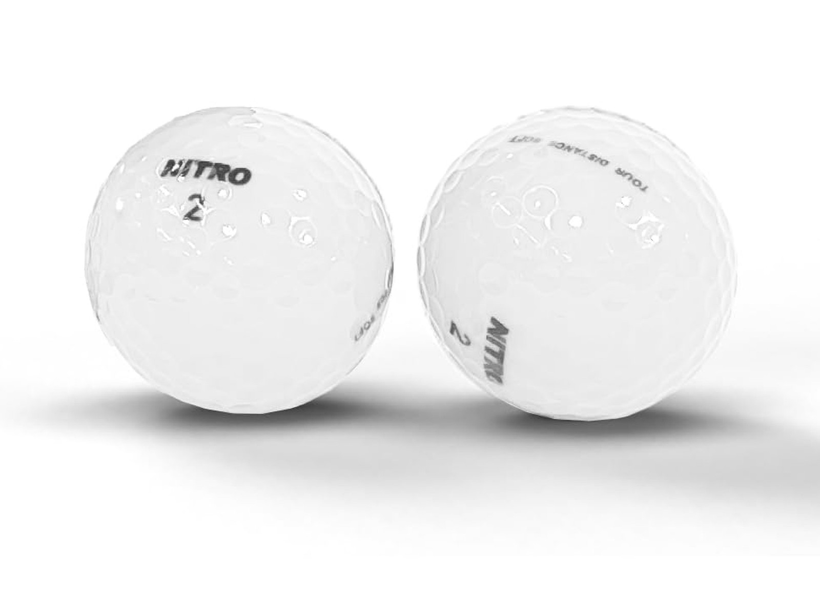 Nitro Tour Distance Soft 15 Pack - White Golf Balls