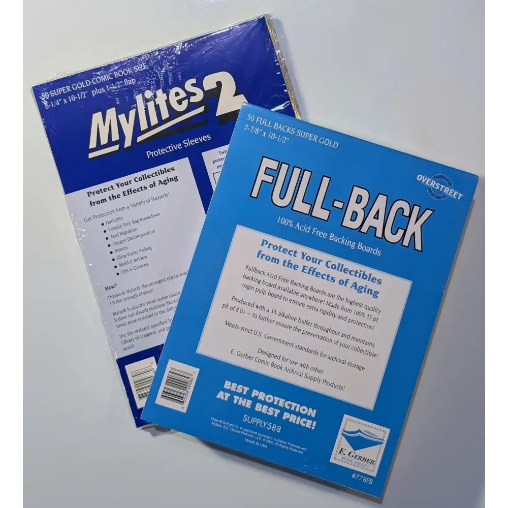MyLites 2 & Full Back Backing Boards for Super Golden Age Comics
