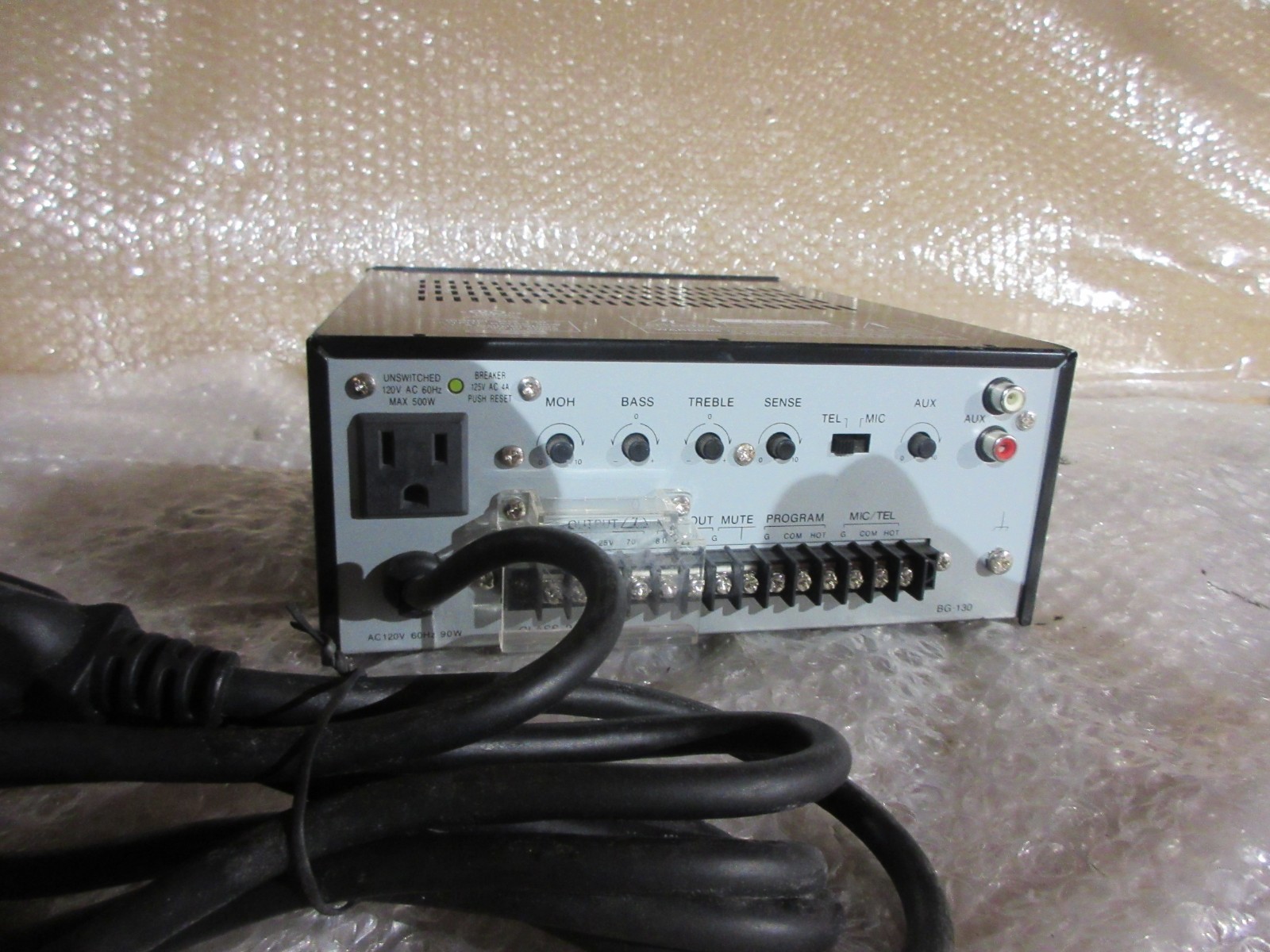 TOA BG-130 Mixer Integrated Amplifier
