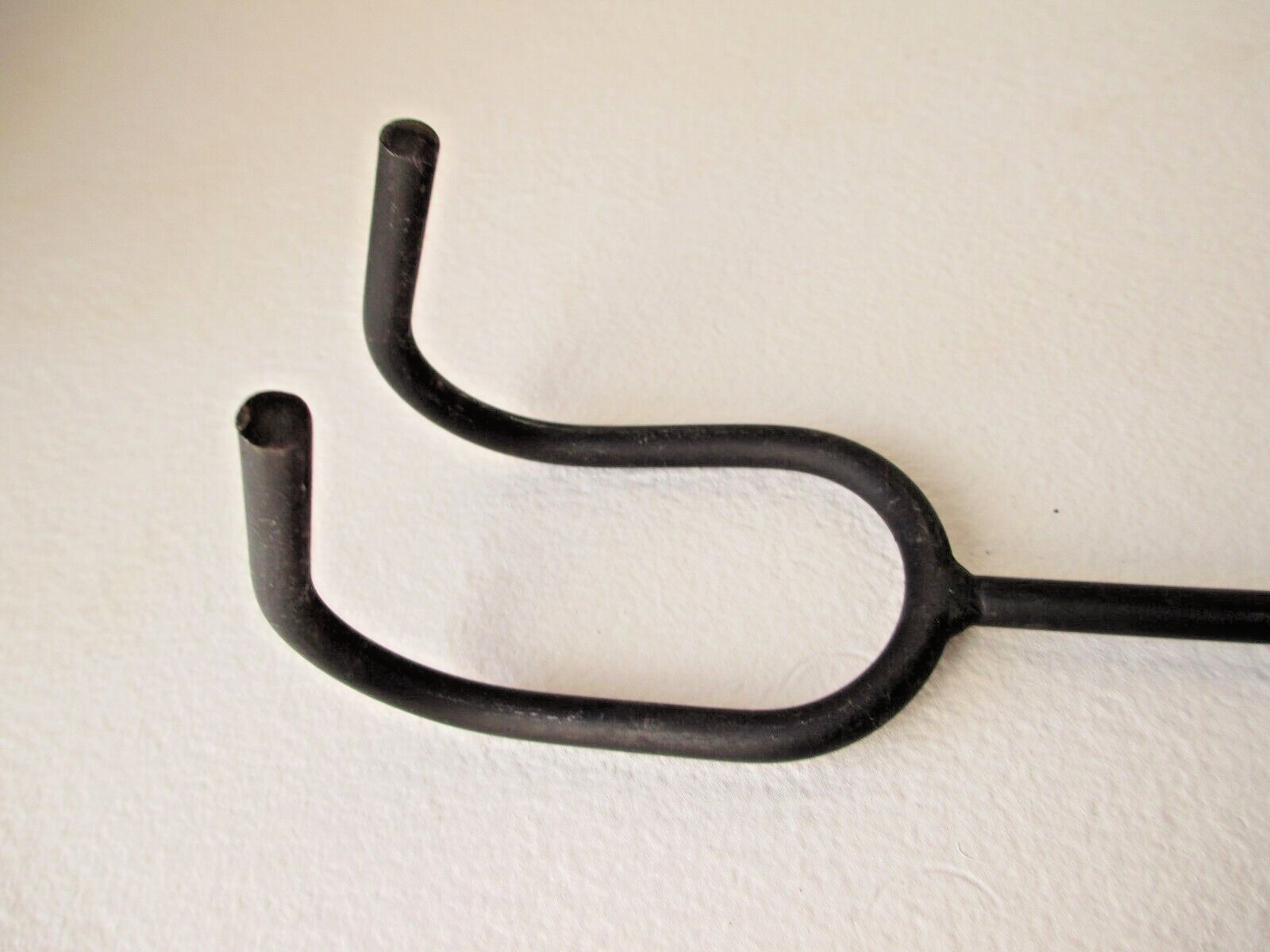 USED Unknown Unbranded Factory Approx. 23" Long Hooked Fork Tool W/ Loop Handle