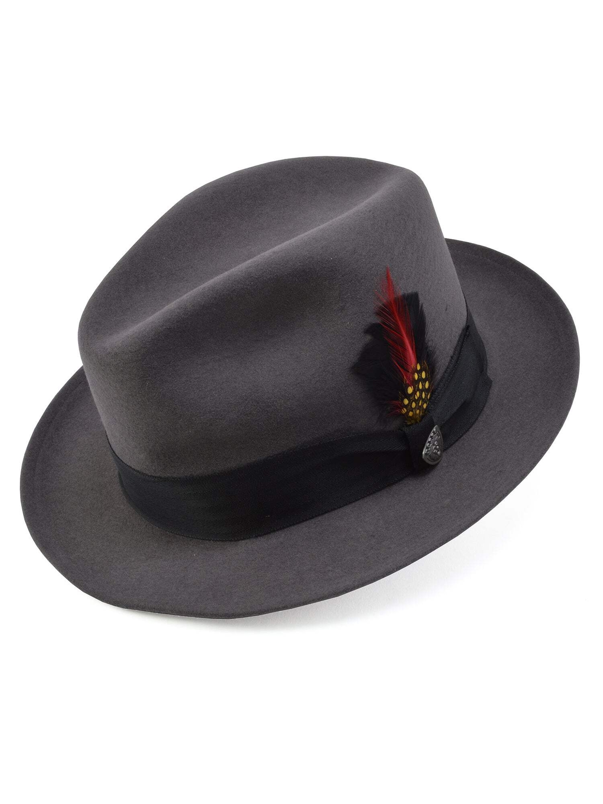 Dobbs 100% Wool Felt Glen Cove Hats in Steel