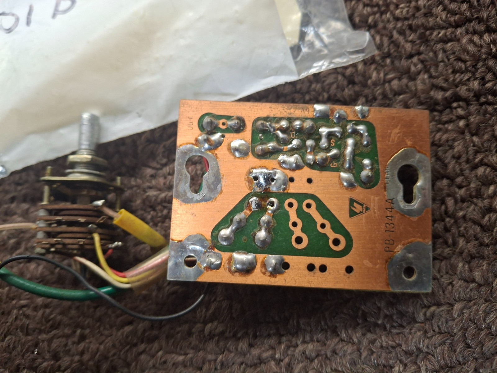 YAESU FT 101B/E/EE/EX/F PB-1344A Fixed Frequency Board/Switch, good pull