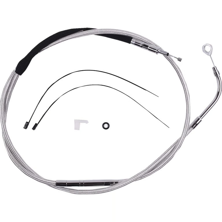 Magnum Alternative Full Length High Efficiency Clutch Cable - Polished Stainless