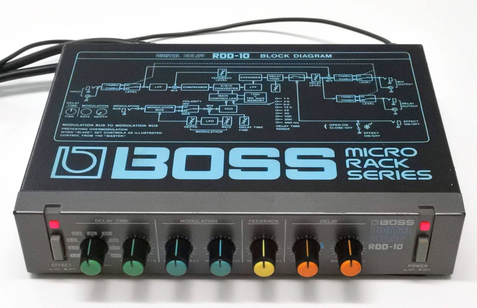 BOSS RDD-10 Digital Delay Micro Rack Guitar Effects Unit MIJ #57 DHL or EMS