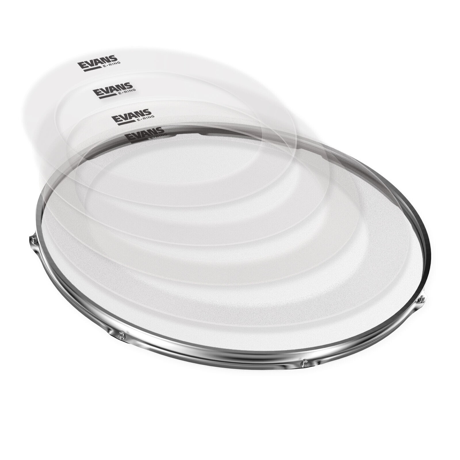 Evans Rock E-Ring Pack,  10", 12", 16" with a 14" Snare E-Ring