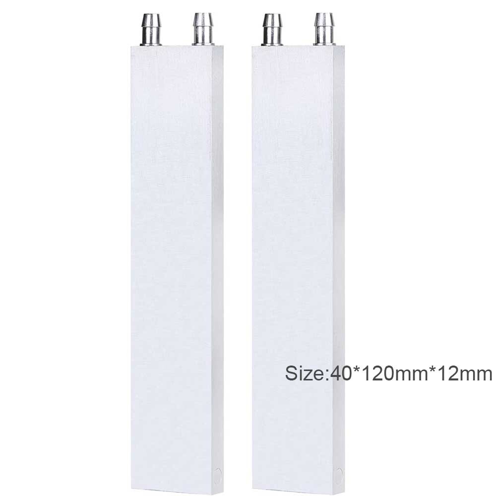Aluminum Water Cooling Block Circulating Cooler for CPU Radiator Heatsink 40*200