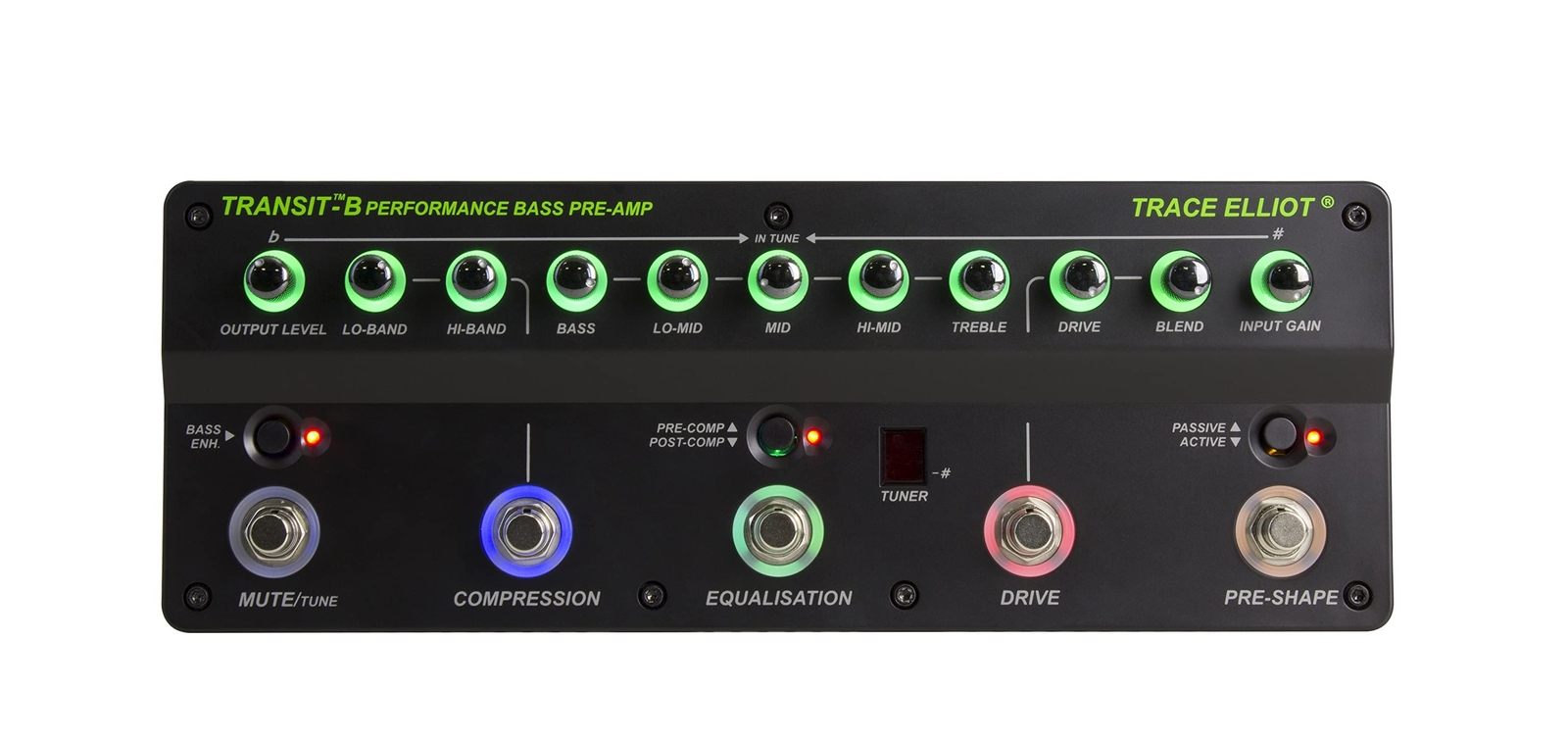 Trace Elliot® Transit™ B Bass Pre-amp & Effects Pedal