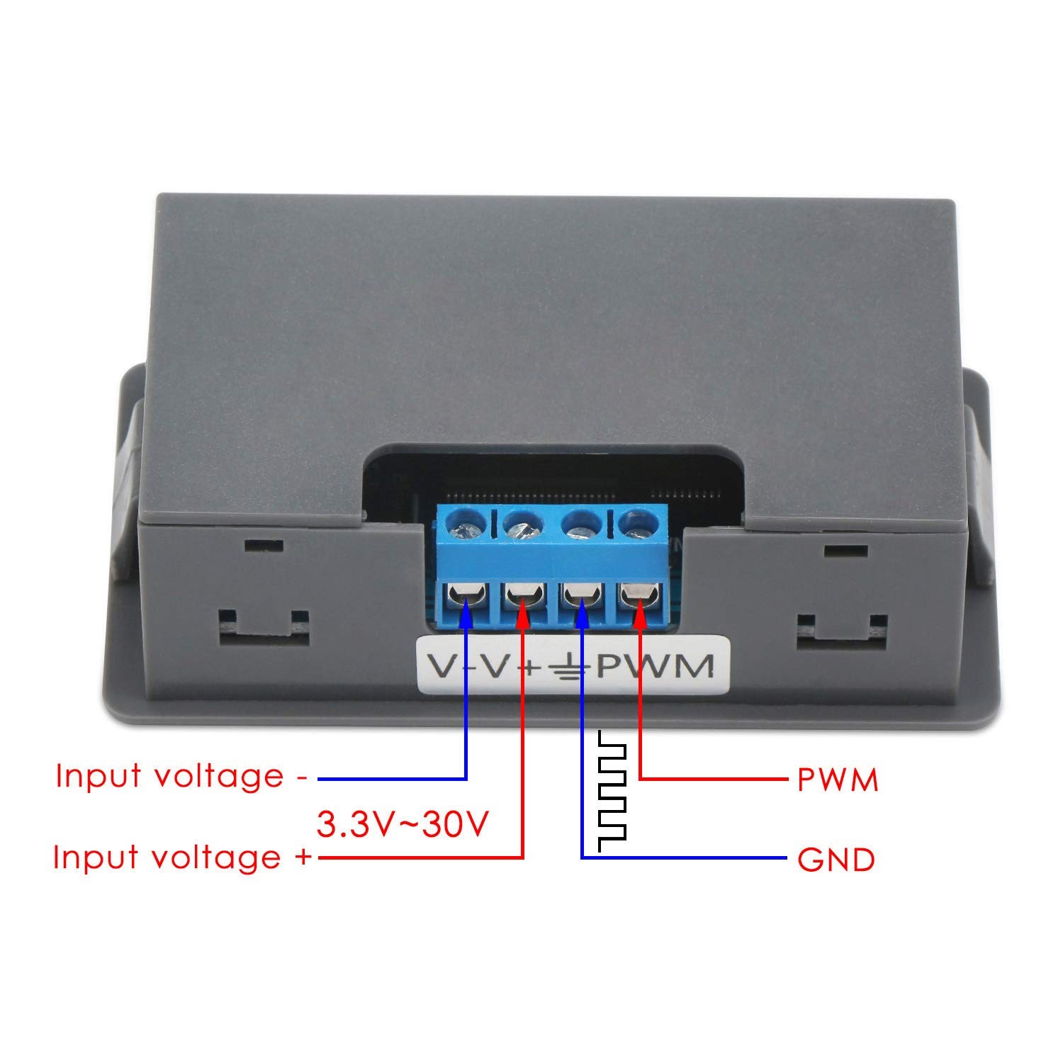Signal Generator DC 3.3-30V Function Generator 5-30mA LCD Display PWM Pulse