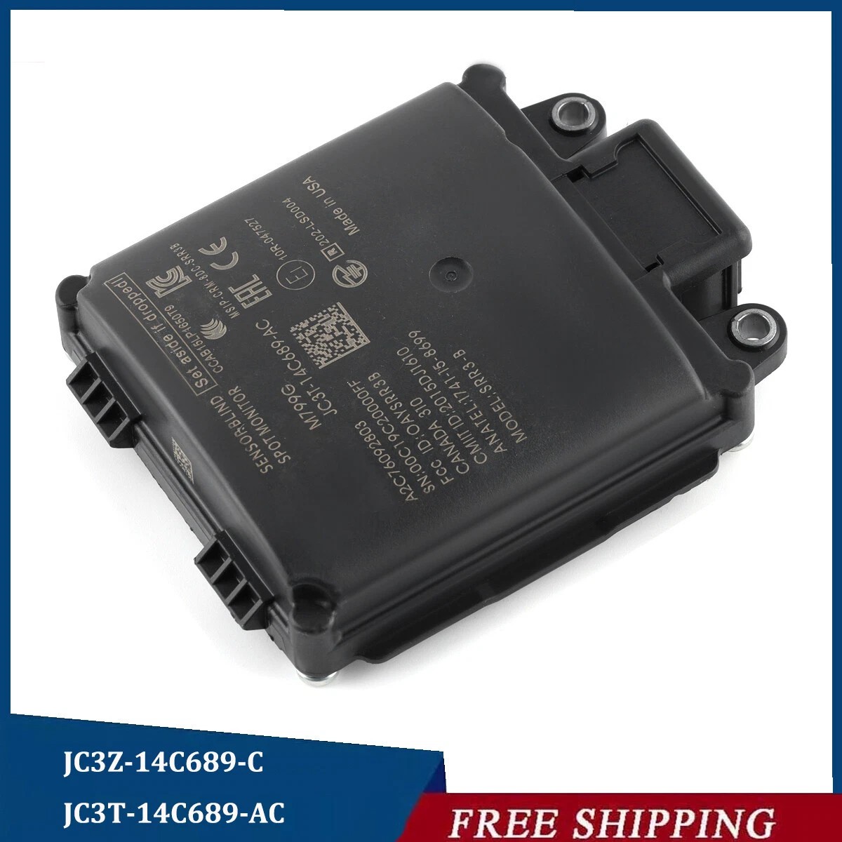 Blind Spot Monitor Sensor For 2017-2018 FORD F-150 JC3T-14C689-AC JC3Z-14C689-C