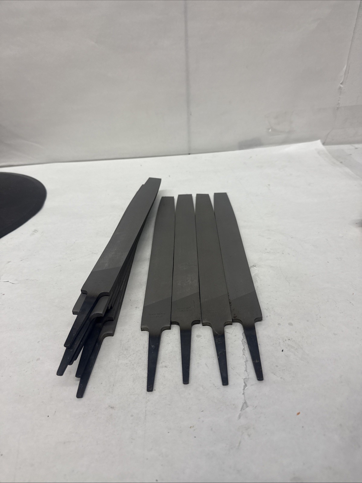 Lot of 10 New Wood-Miller 12” Mill Bastard Hand Files NFES 1059 Made in Portugal