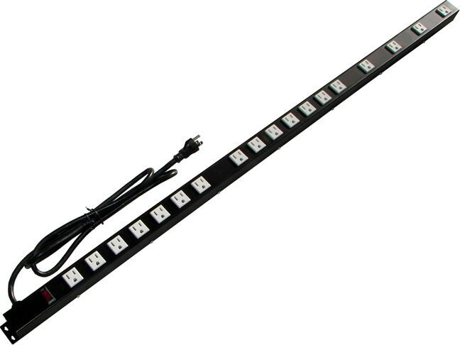 48" Metal Power Strip with 18 Outlets, EPS-4186