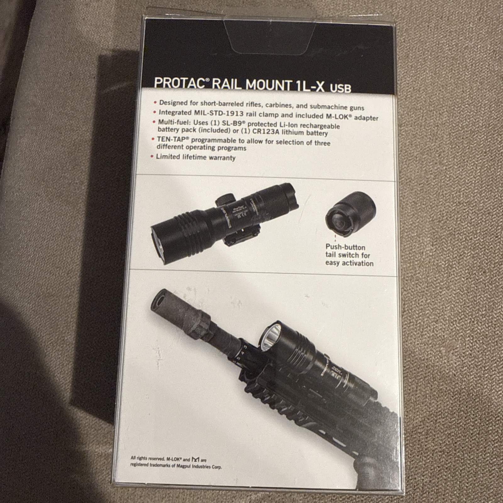 Streamlight 890275ProTac Compact Multi-Fuel Weapon-Mounted Light W/USB