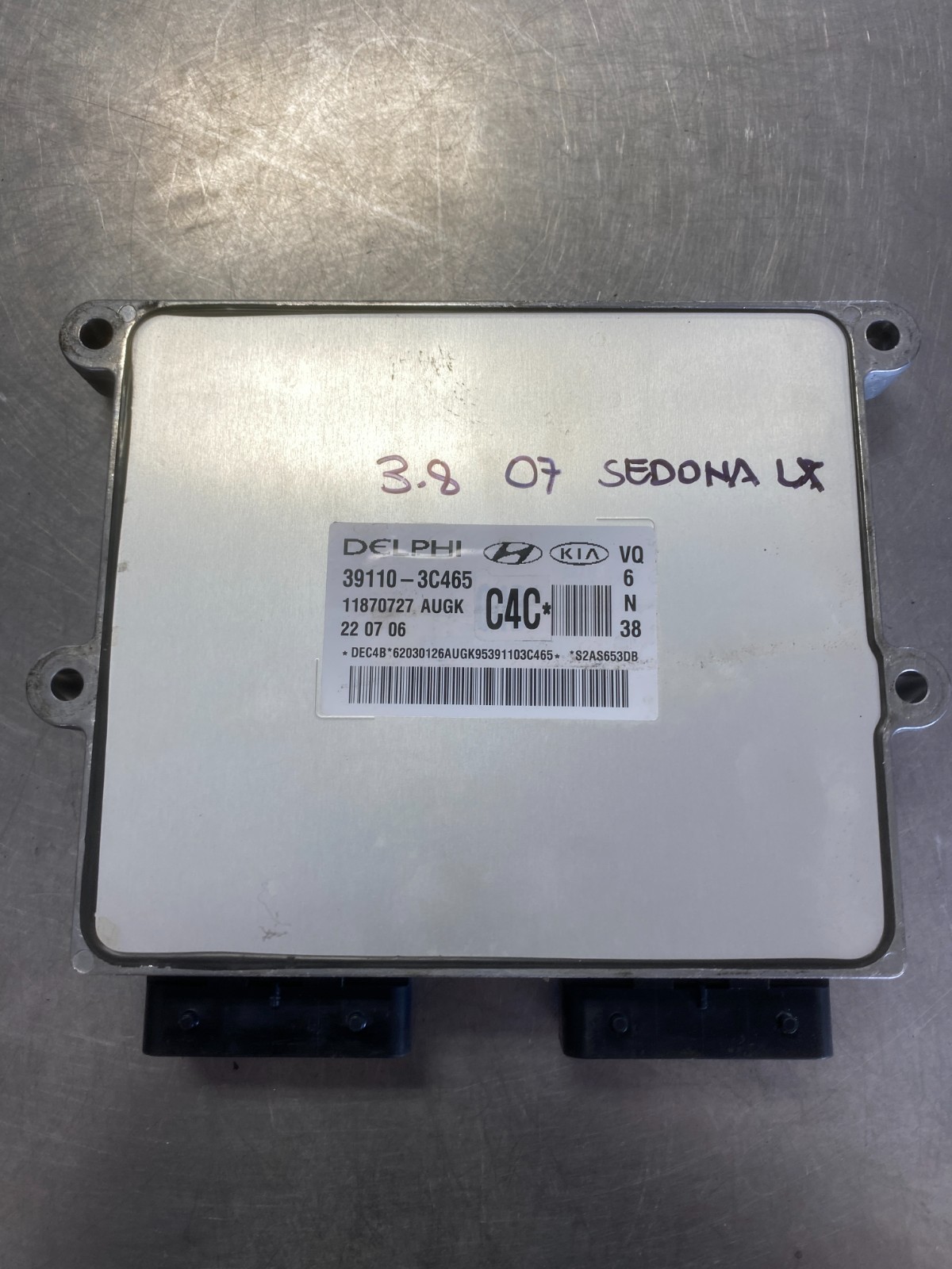 2006-2009 Hyundai Sedona Engine Computer 39110-3C465 PCM ECM ECU OEM