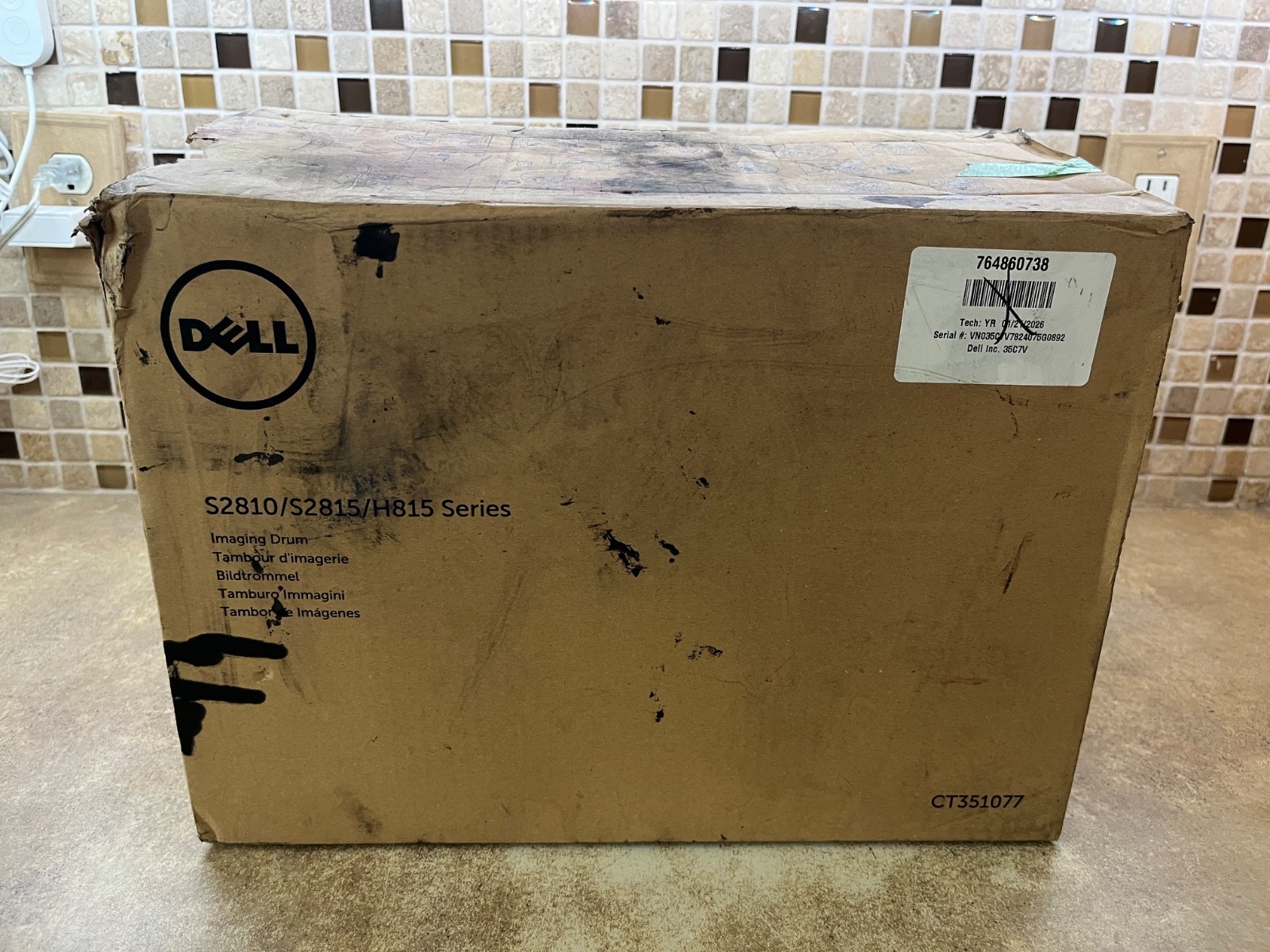 Dell Imaging Drum S2810 S2815 H815 Series Genuine 035C7V