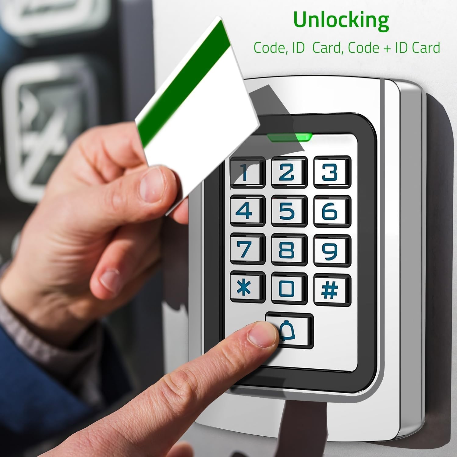 Wired Access Control Keypad Waterproof Keyless Entry System for Garage Door