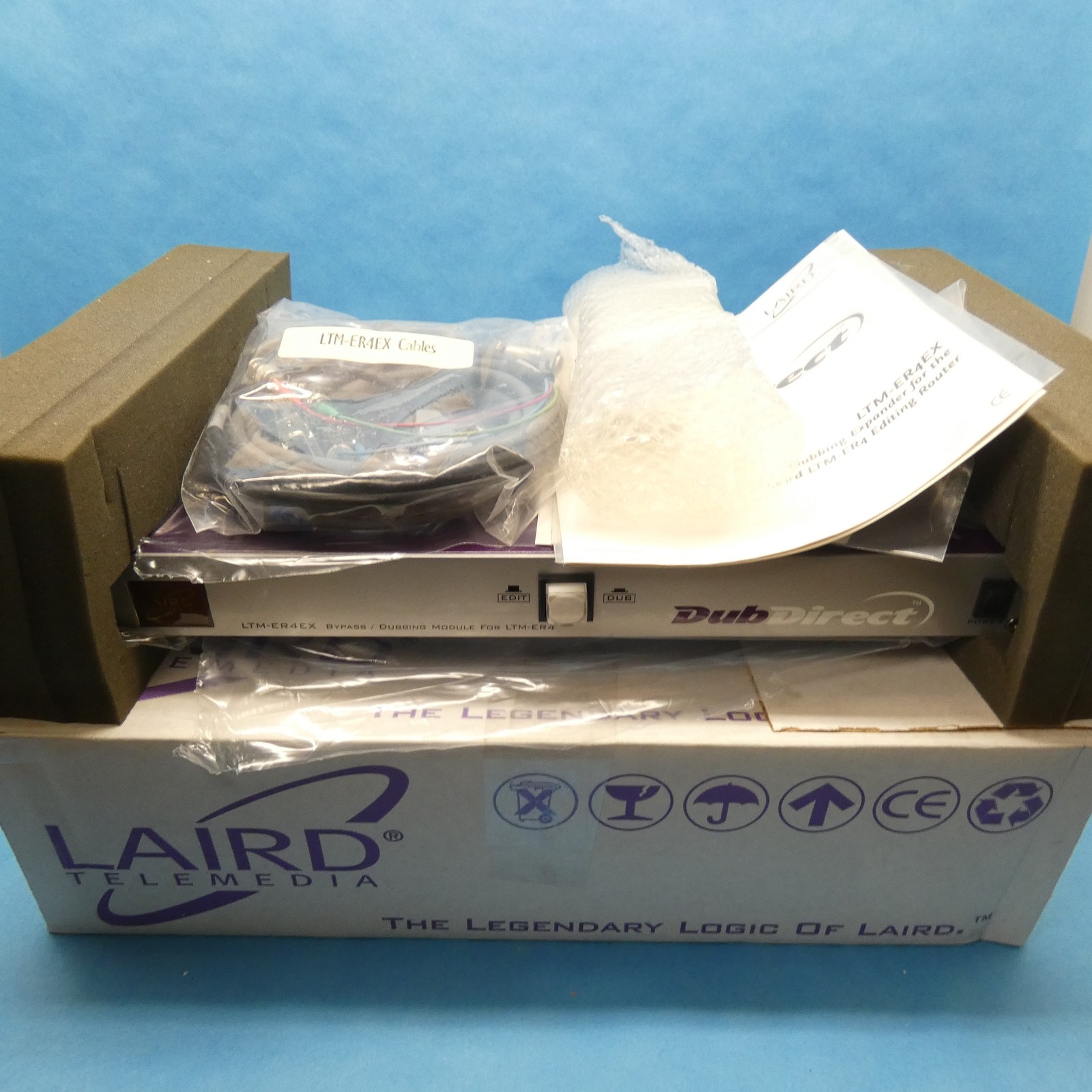Laird Telemedia LTM-ER4EX Dubbing Expander For LTM-ER4 Editing Router NOS