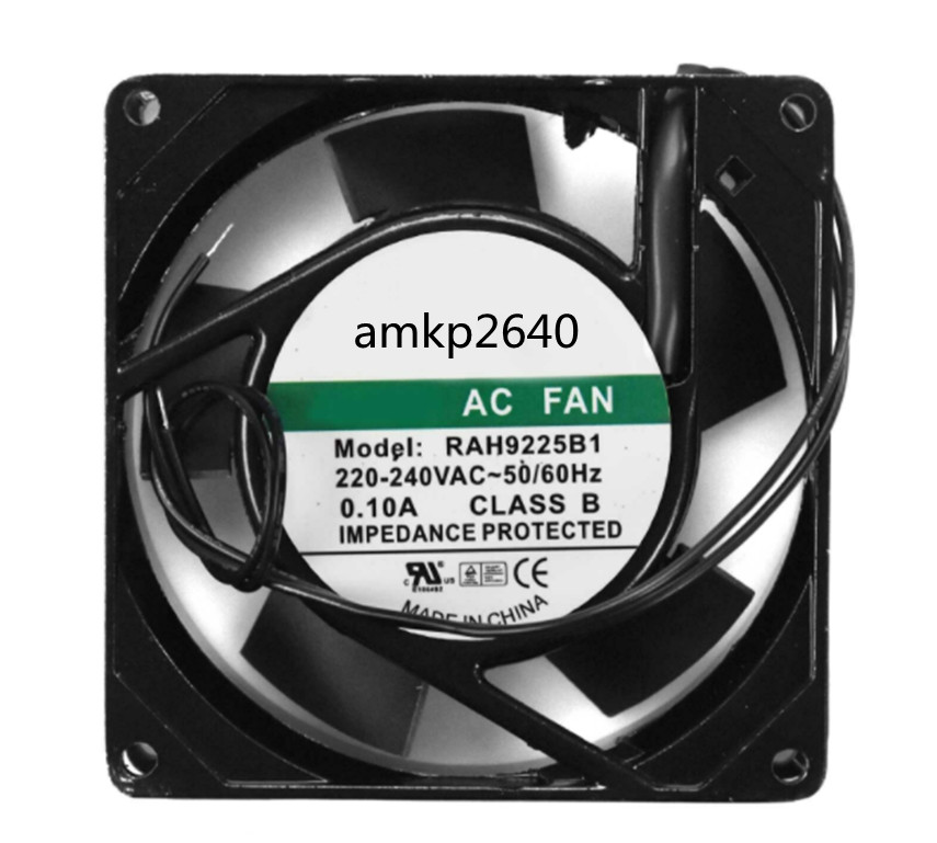 RAH9225B1 Cooling fan for XINRUILIAN 220-240VAC 50/60Hz 0.10A Metal Frame 2pin