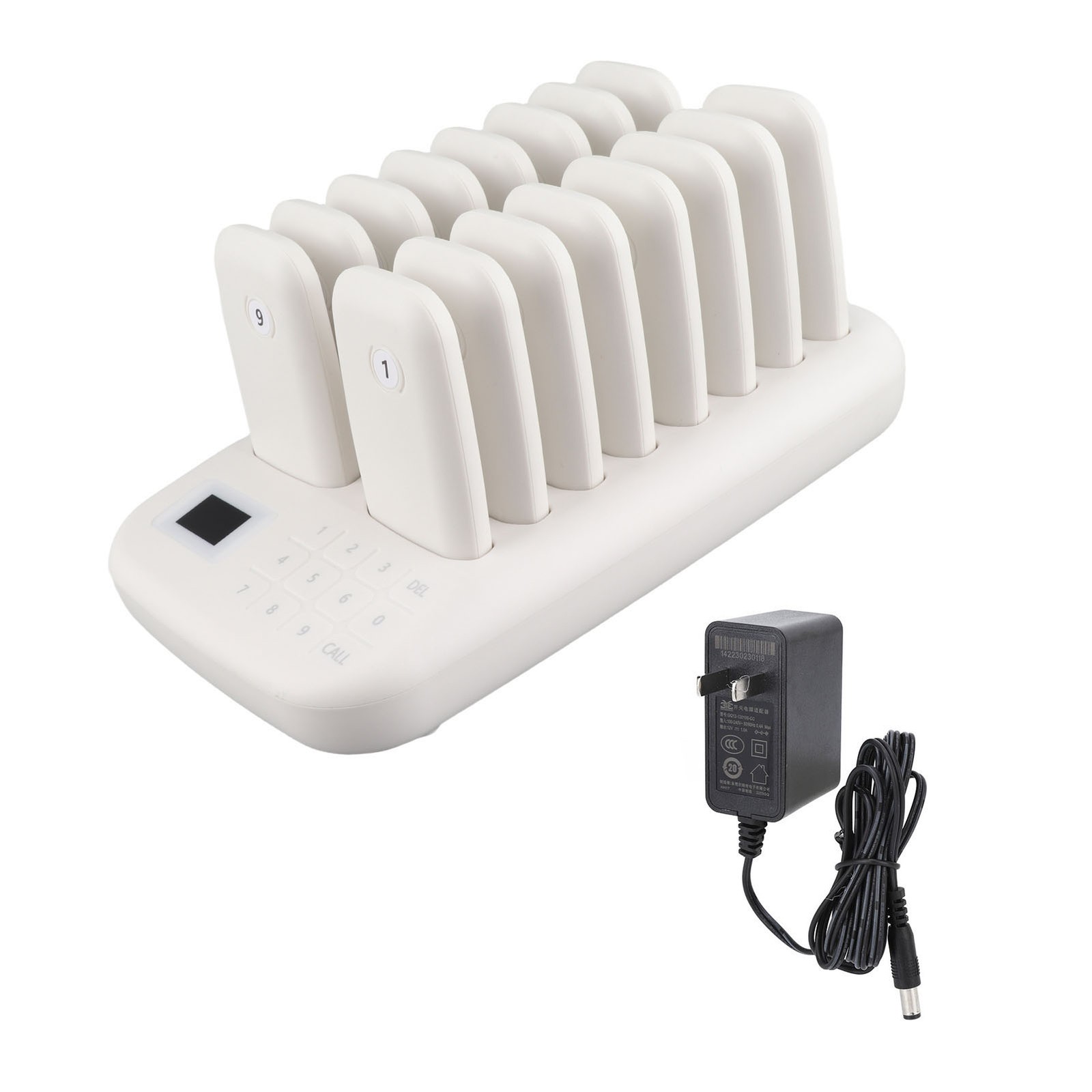 Wireless Calling System 16 Pagers 546yd Transmission 2 Working Modes Touch MIDX