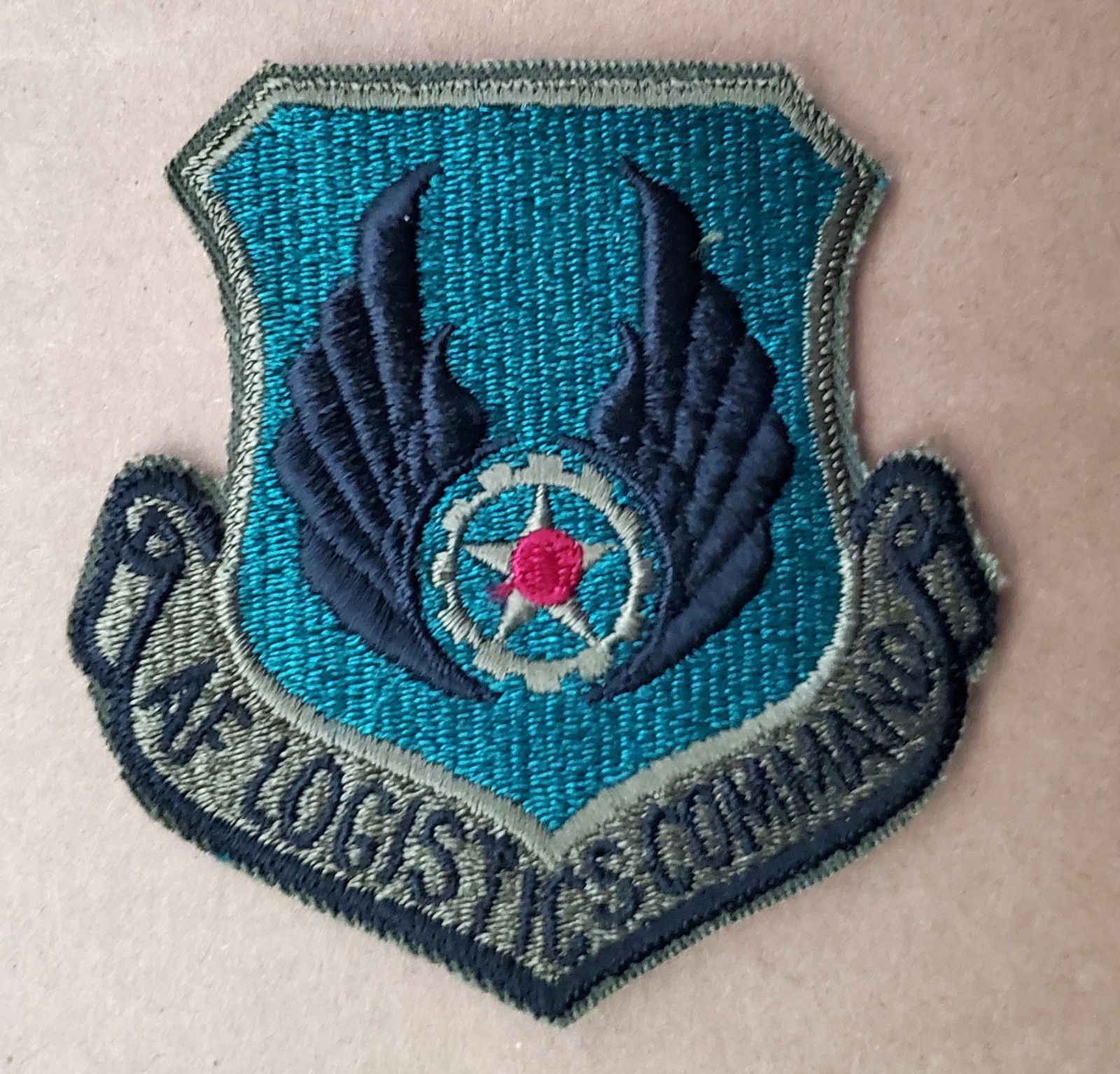 US AF LOGISTICS COMMAND PATCH 3 X 3 INCH