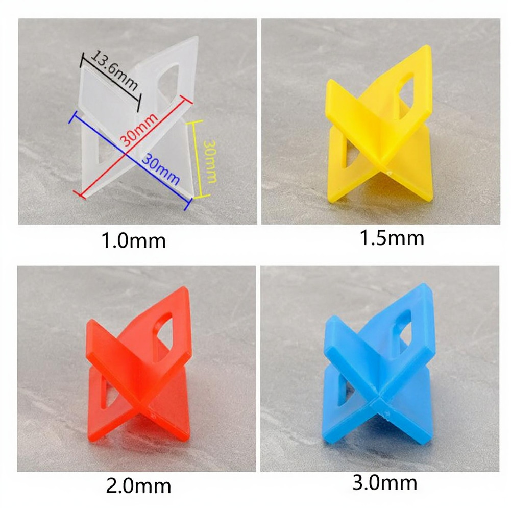100pcs For Tile Spacers Clips for For Tile Laying Projects For Floor Wall Use