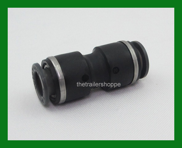 VelVac Push-Lock Air Brake composite Fitting DOT Approved 3/8" Tube Union 2 PC