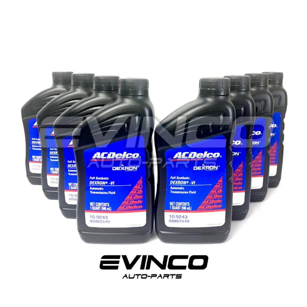ACDelco Dexron VI Full Synthetic Automatic Transmission Fluid 8 Quarts OEM