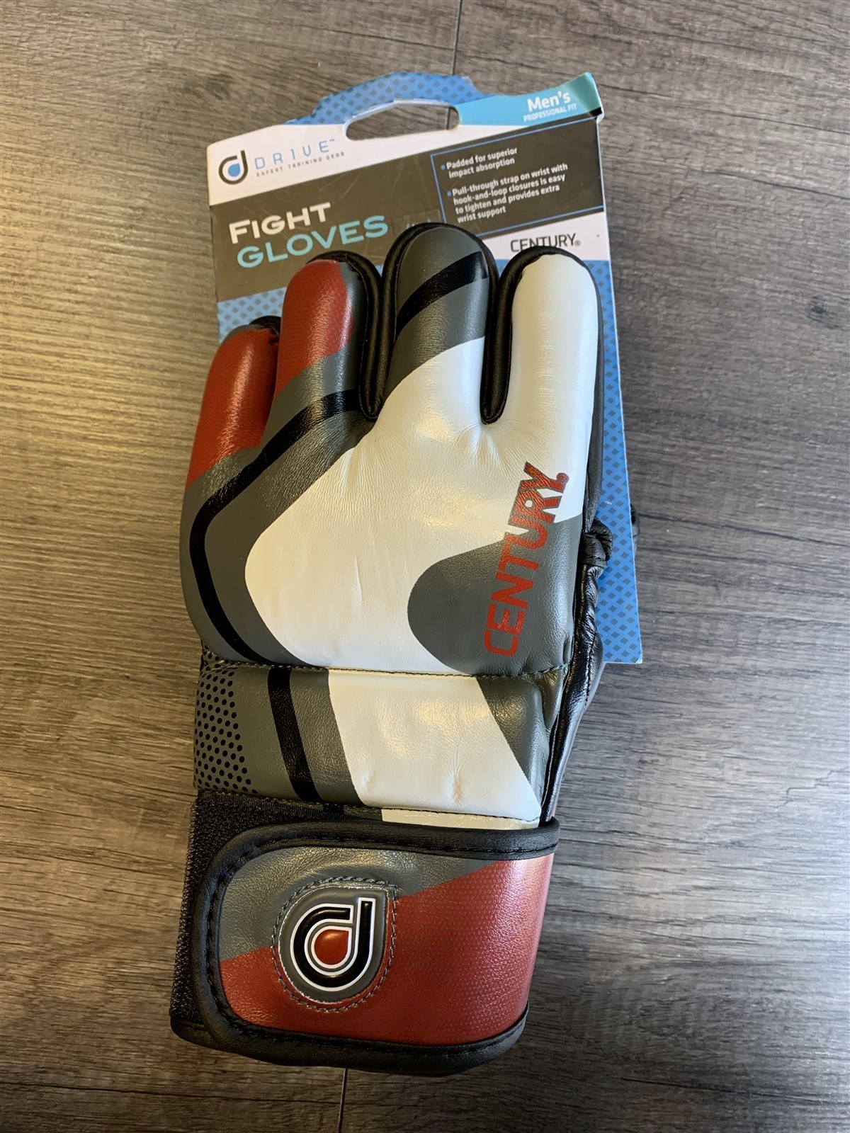 Drive Century Expert Training Gear Fight Gloves MMA Grappling Men's XL Sparring