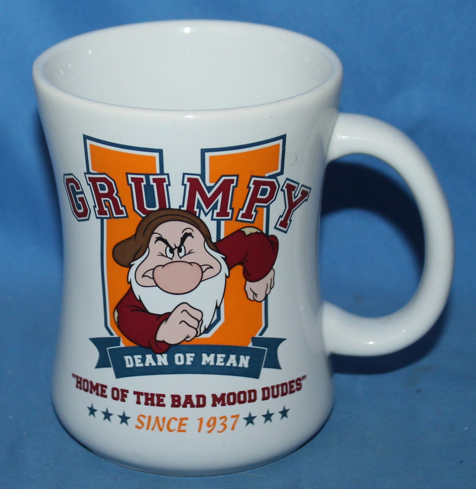 Disney Store Grumpy U Dean Of Mean Ceramic Coffee Cup