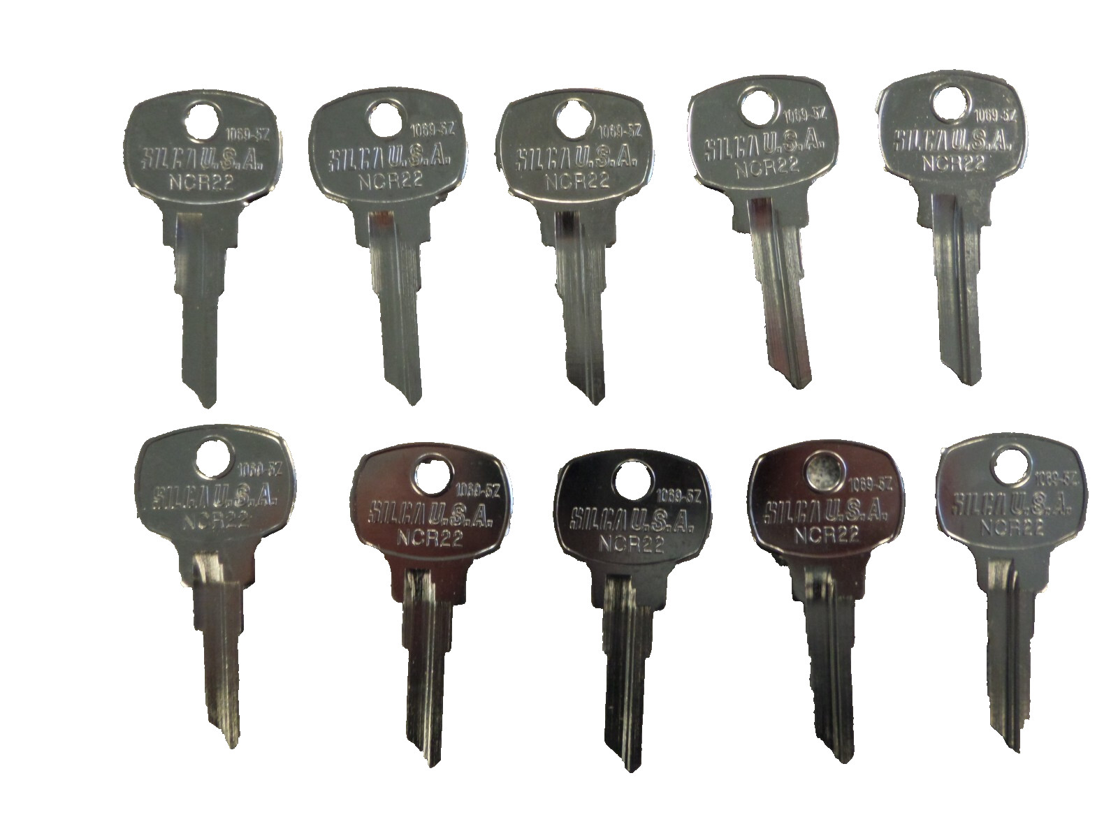 SILCA NCR22 NATIONAL 1069-5Z KEY BLANKS PACK OF 10