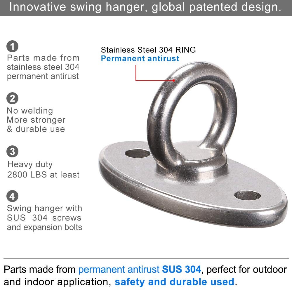 Wall Ceiling Mount Bracket for Suspension Trainer, 2800lb Capacity, Aerial