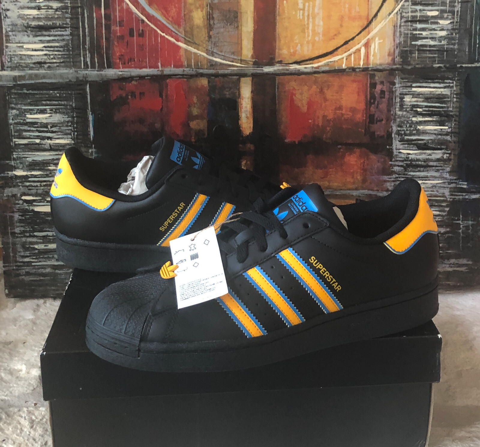 Adidas Originals SUPERSTAR Shoes Casual Lifestyle Shoes UCLA FZ5892 Size Mens 11