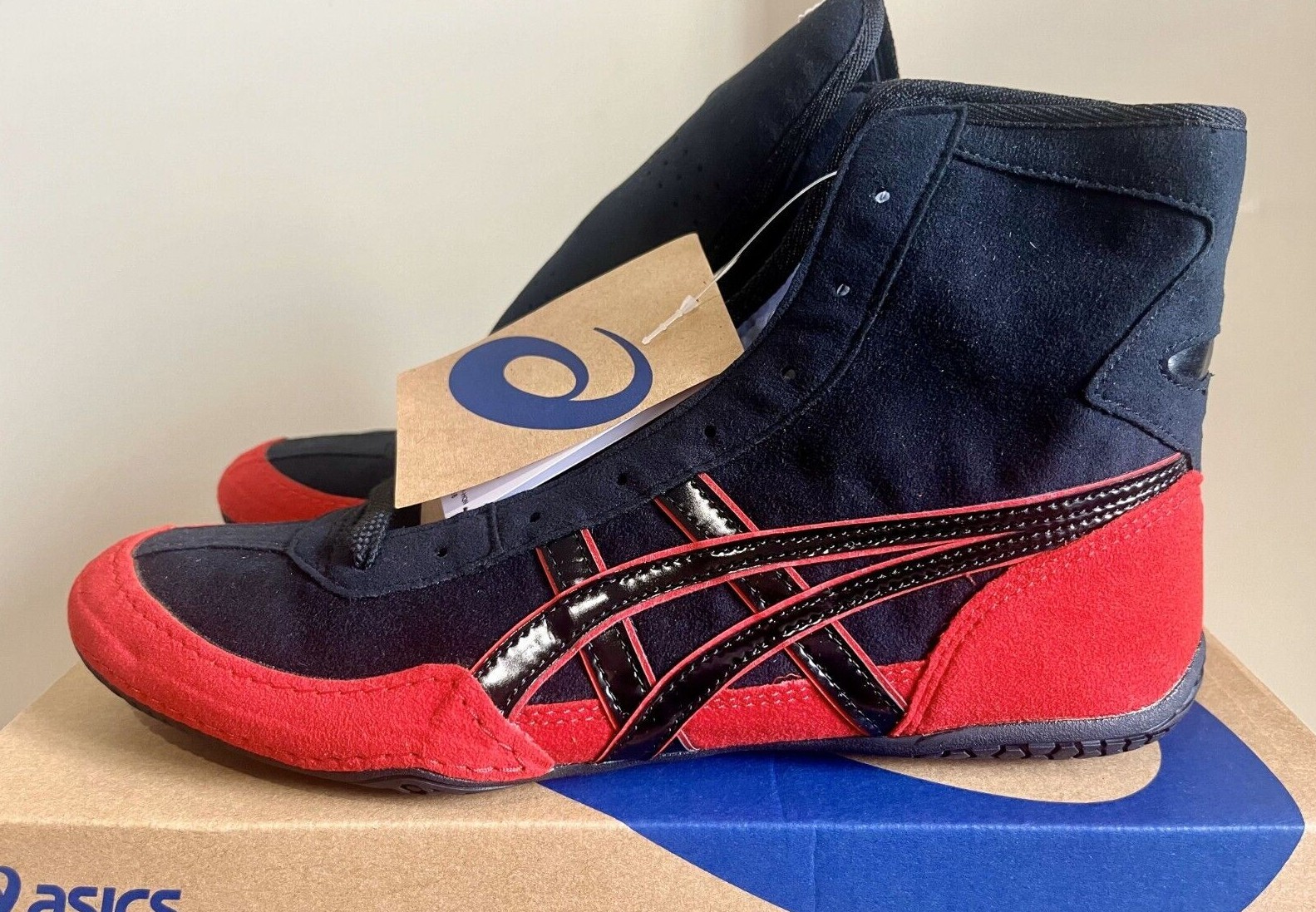 Asics Wrestling Shoes Successor to  EX-EO 1083A001 Black x Black x Red x Red