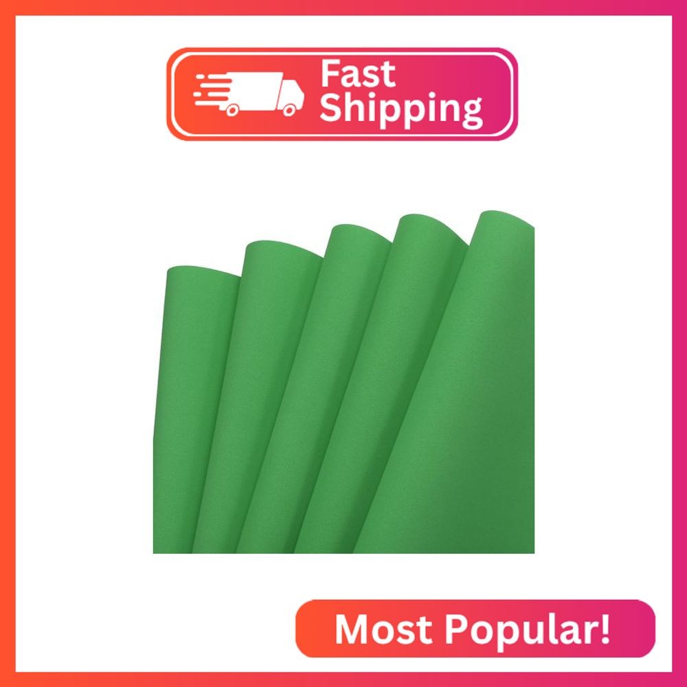 MECCANIXITY EVA Foam Sheets Deep Green 19.7 Inch x 17.7 Inch 0.8mm Thick Crafts