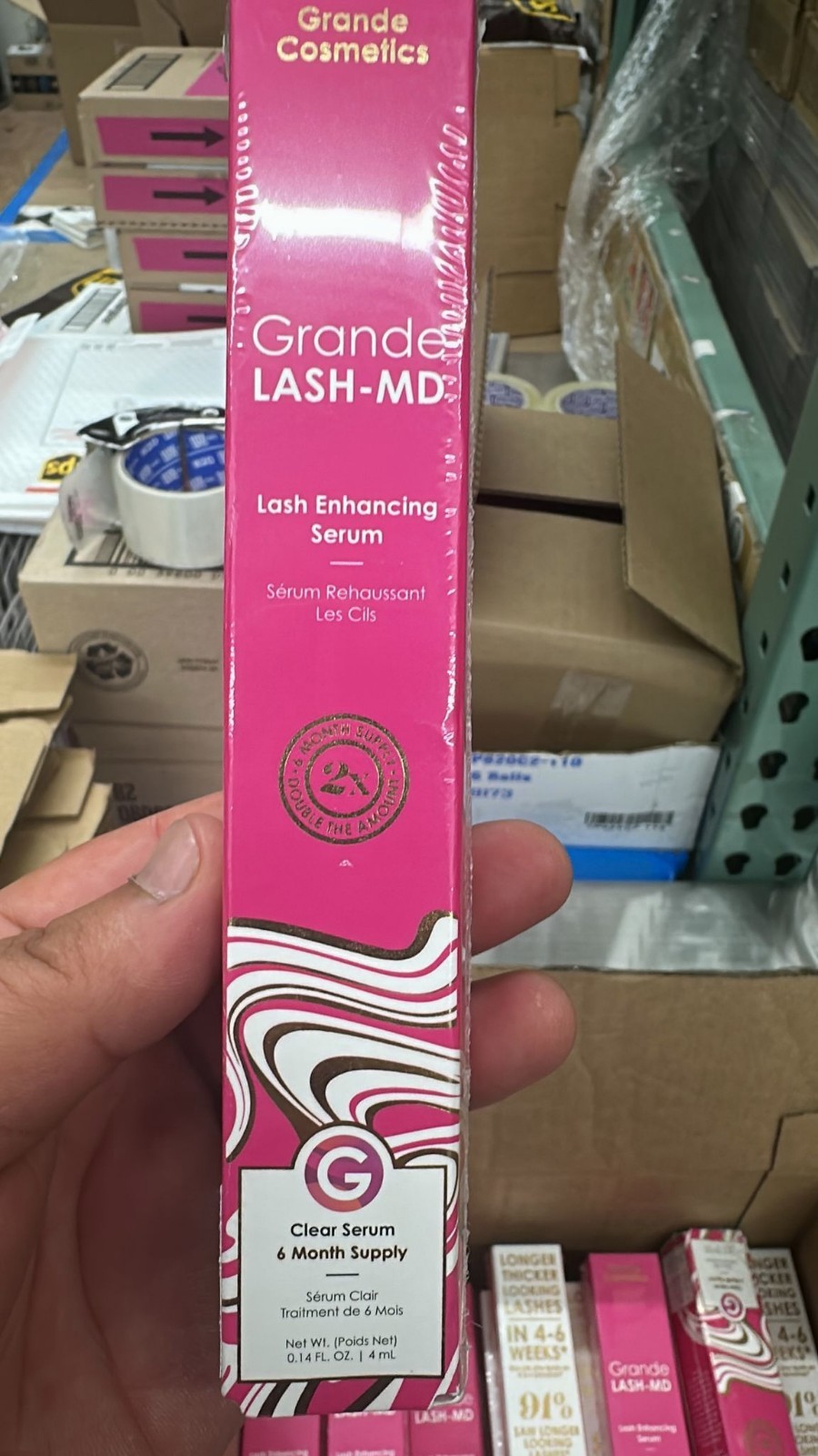 GrandeLASH-MD Eyelash Serum 4 mL – Promote Thicker, Fuller Lashes, New in Box