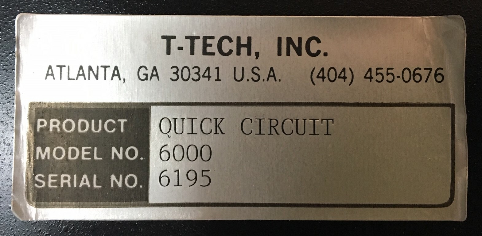 T-TECH QUICK CIRCUIT 6000 PCB ROUTER SYSTEM CONTROLLER