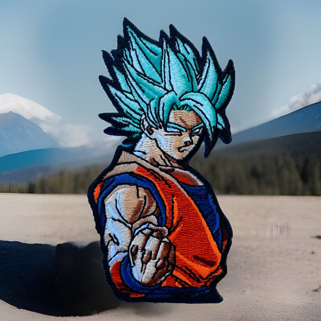 Dragon Ball Z Goku Embroidered Hook/Loop Morale Patch