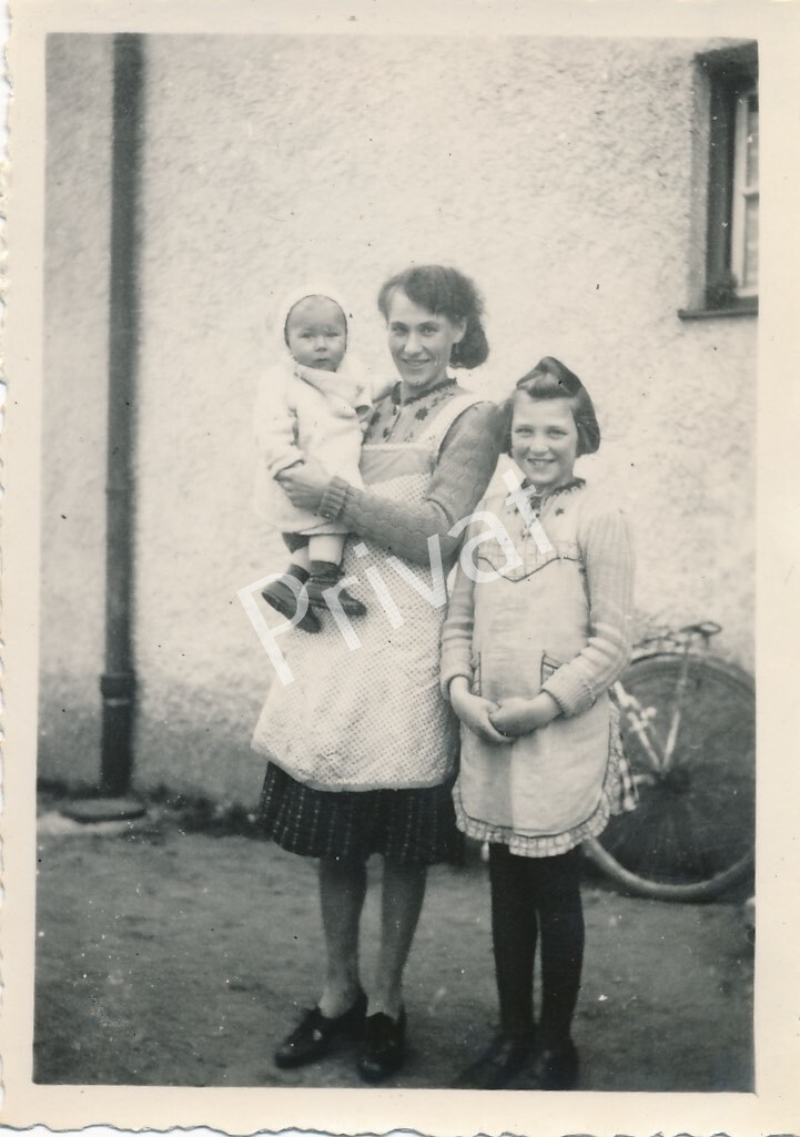 Photo WW II Wehrmacht Soldier Vacation Mulhouse Family France K1.15