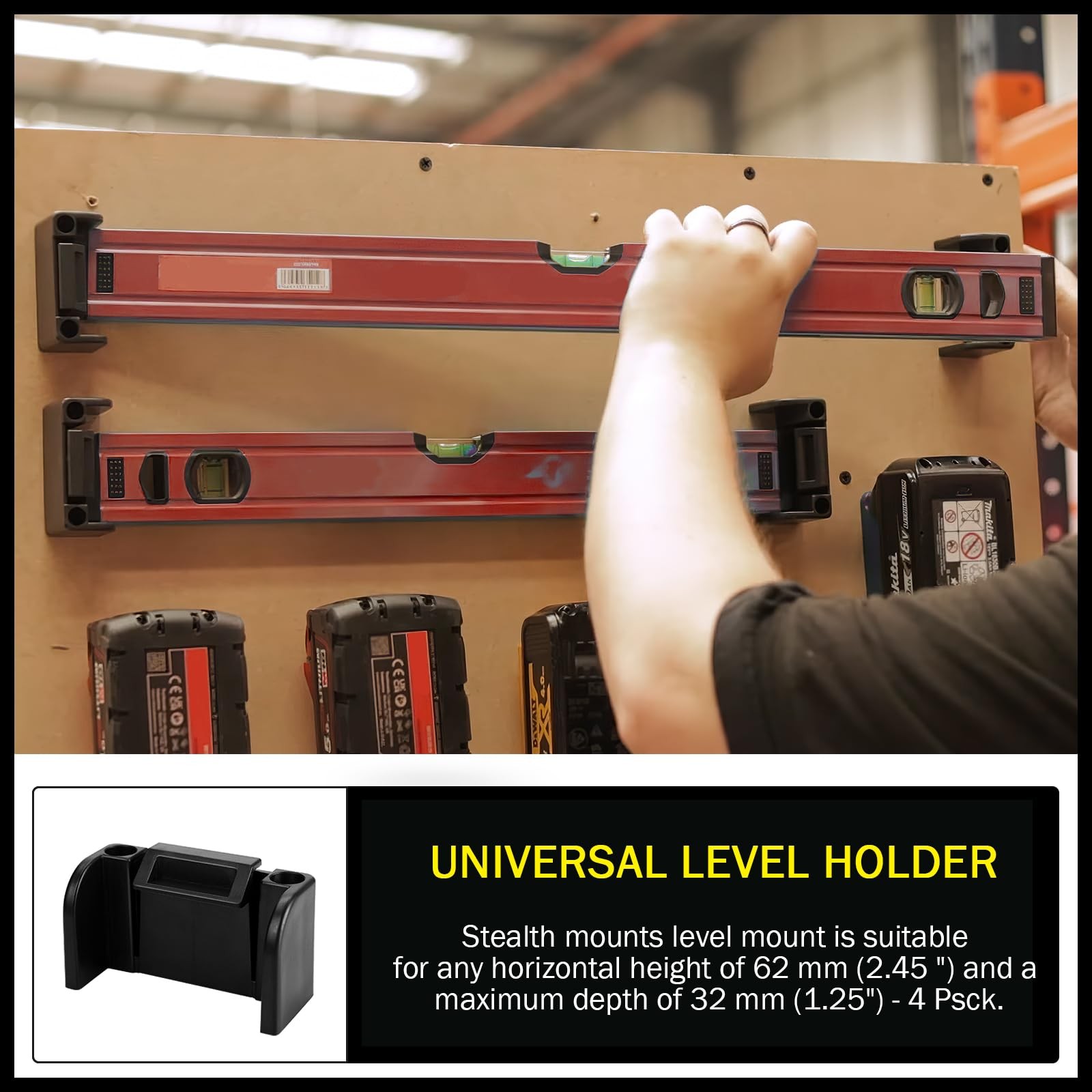Universal Level Holder Fits All Brands Lock The Horizontal Bracket - Collocat...