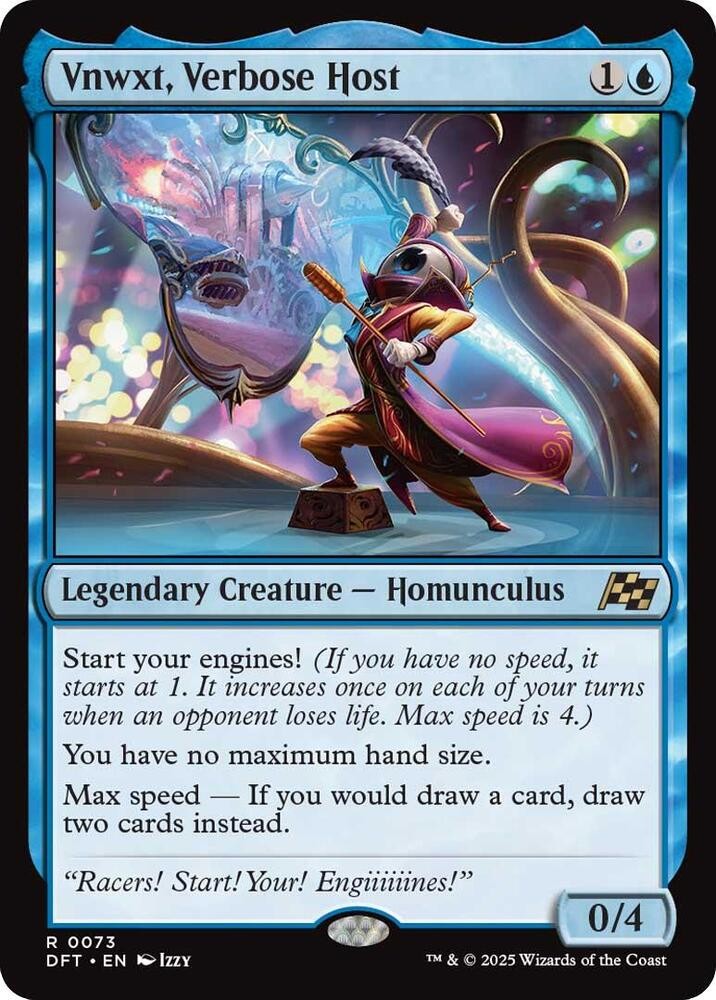 1x Vnwxt, Verbose Host - Aetherdrift - NM  -  MTG