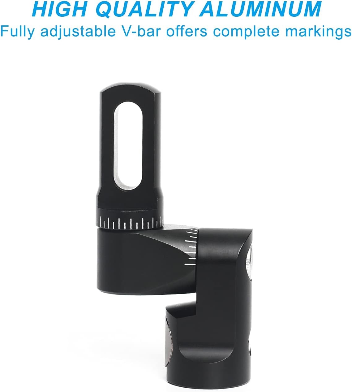 Compound Bow Single Side Adjustable V Bar Mount, Quick Disconnect Bow Stabilizer